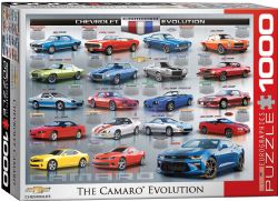 EUROGRAPHICS CASSE-TÊTE 1000 PIÈCES - L'ÉVOLUTION DE LA CHEVROLET CAMARO